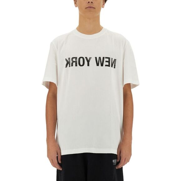 Helmut Lang Men T-Shirt With Logo